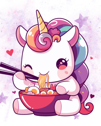 Panneau-Coussin licorne